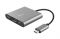 USB-хаб Trust Dalyx 3-in-1 Multiport USB-C Adapter ALUMINIUM