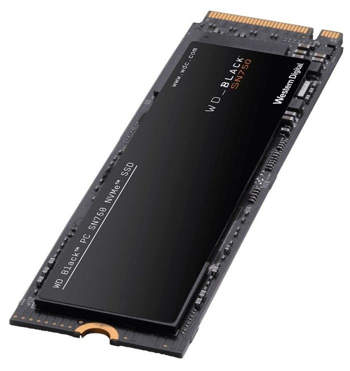 Накопичувач SSD WD M.2  500GB PCIe 3.0 Black SN750