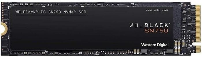 Накопичувач SSD WD M.2  500GB PCIe 3.0 Black SN750