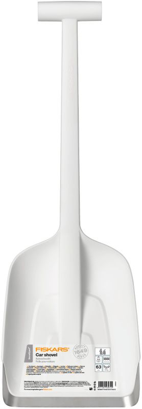 Fiskars Лопата для снігу SnowXpert 63см, 520г, нерж сталь/поліамід (автомобільна)