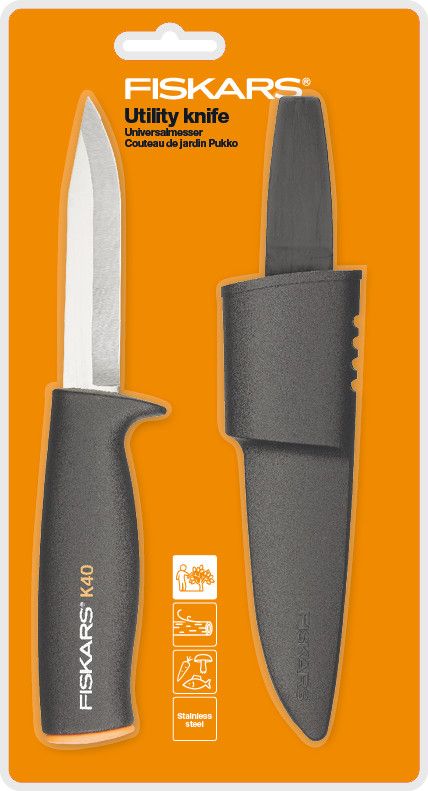 Fiskars Ніж загального призначення з чохлом K40