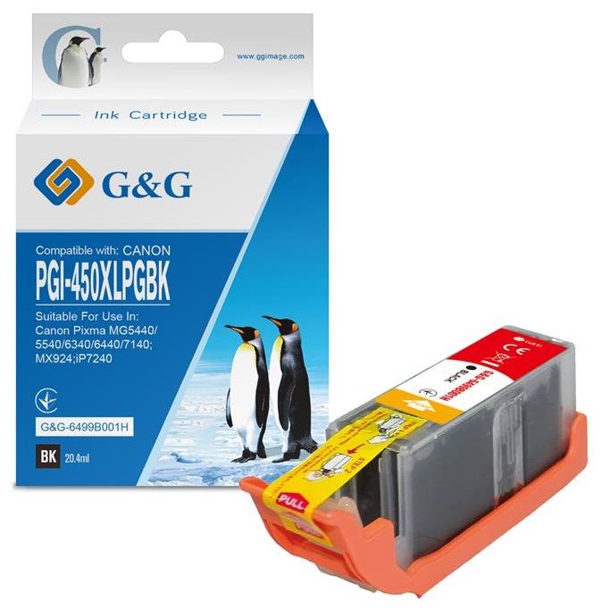 Картридж G&G до Canon PGI-450Bk PIXMA MG5440/MG6340