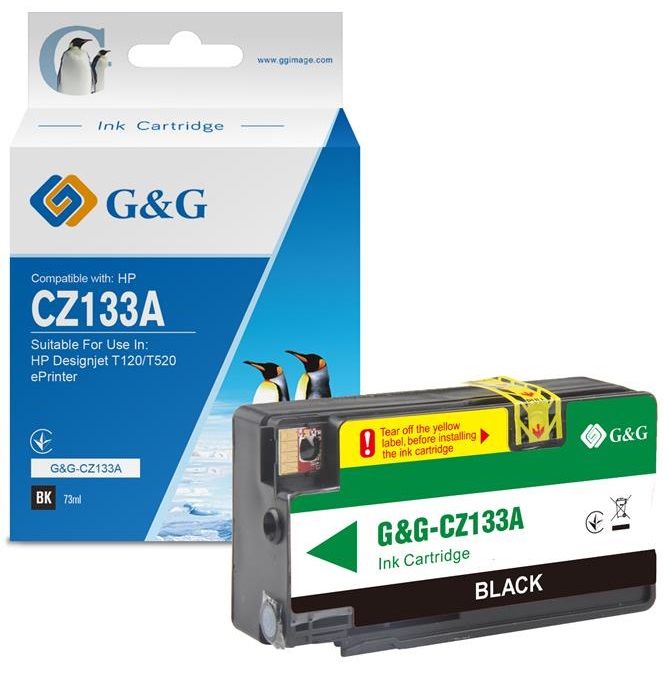 Картридж G&G до HP Designjet T120/T520 ePrinter Black