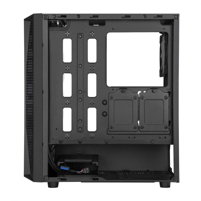 Корпус SilverStone FARA FAB1B-PRO,MidT,USB 3.0x2,USB 2.0x1,4x120мм ARGB,скло(бічна панель),без БЖ,чорний