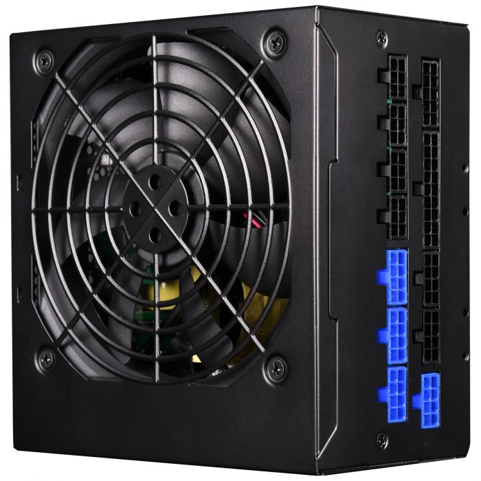 Блок живлення SilverStone STRIDER ST65F-GS V1.1(650W),80+Gold,aPFC,12см,24+2x8,8xSATA,4xPCIe,+6,модульний