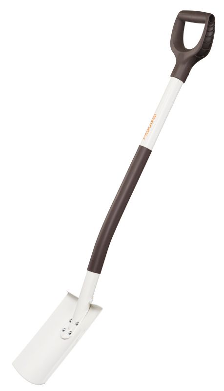 Fiskars Лопата пряма White із закругленим лезом полегшена, 105 см, 1220г
