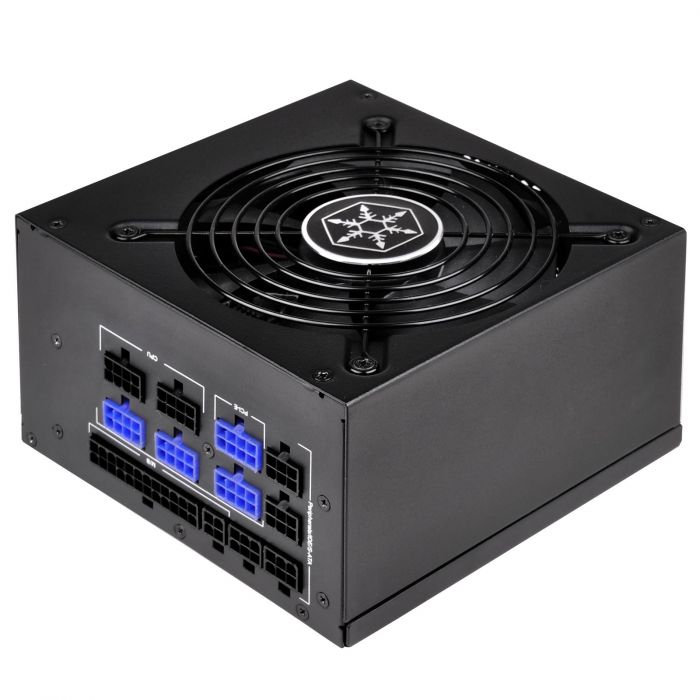 Блок живлення SilverStone STRIDER ST85F-PT (850W),80+Platinum,aPFC,12см,24+2x8,12xSATA,4xPCIe,+4,модульний