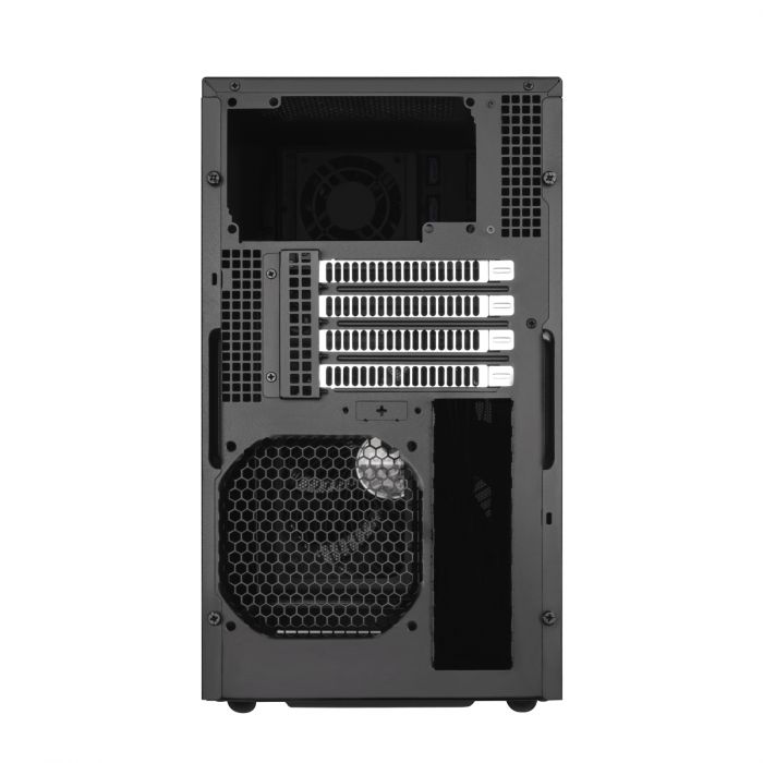 Корпус SilverStone STORAGE S330B,Micro ATX,USB 3.0x2,1x180мм,без БЖ,чорний