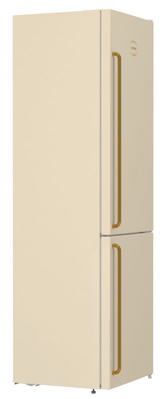 Холодильник з нижн. мороз. камерою Gorenje NRK6202CLI, 200х60х60см, 2 двері, 235( 96)л, А++, NF+ , Зона св-ті, Внутр. Диспл, Беж