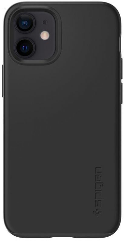 Чохол Spigen для iPhone 12 mini Thin Fit, Black
