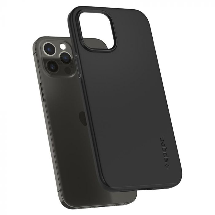 Чохол Spigen для iPhone 12 Pro Max Thin Fit, Black