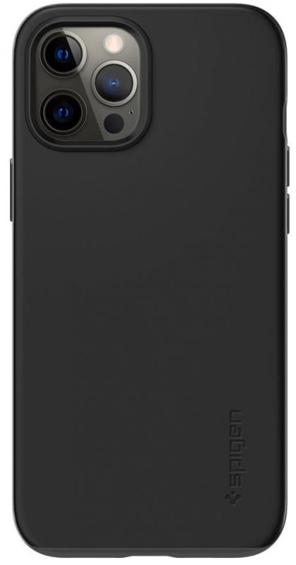 Чохол Spigen для iPhone 12 Pro Max Thin Fit, Black