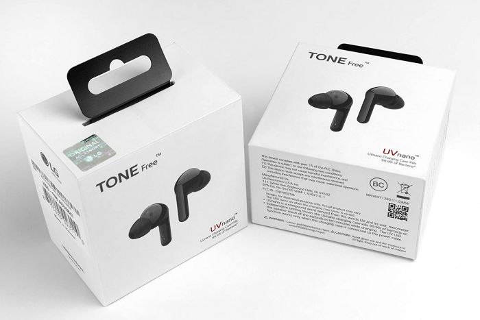 Навушники LG TONE Free FN6 True Wireless IPX4 UVnano Чорний