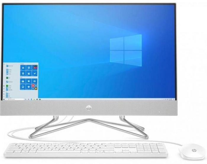 Персональний комп'ютер-моноблок HP All-in-One 23.8FHD/Intel i5-10400T/8/1000/int/kbm/DOS/White