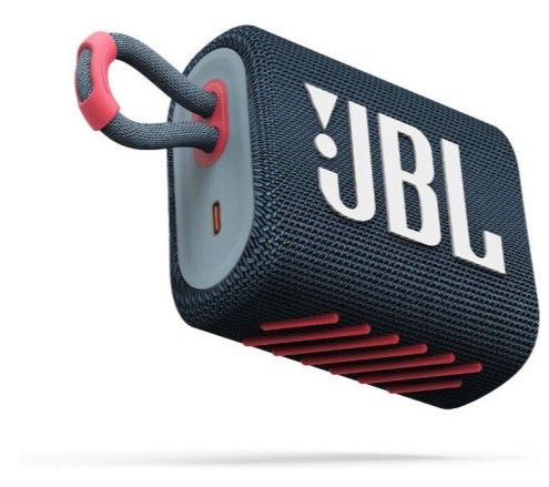 Акустична система JBL GO 3 Синій-Рожевий