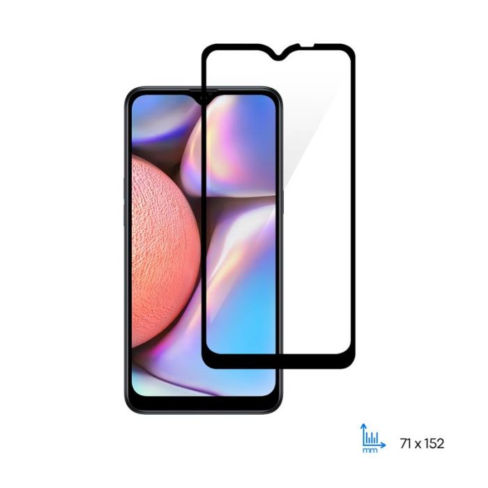 Захисне скло 2E Basic для Samsung A10s(A107), 2.5D FCFG, black border