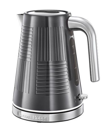 Електрочайник Russell Hobbs Geo Steel, 1.7л, метал, чорний