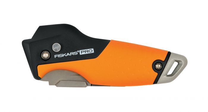 Fiskars Ніж будівельний CarbonMax, трапецієвидне висувне лезо, 185 мм, 200г