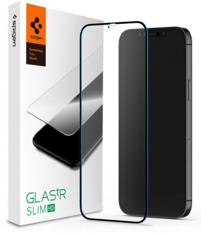 Захисне скло Spigen для iPhone 12 Pro Max FC Black HD (1Pack)