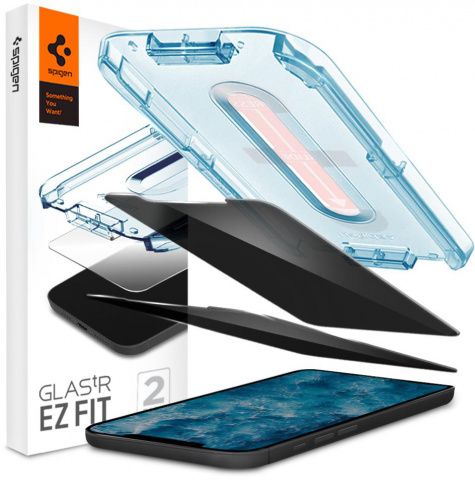 Захисне скло Spigen для iPhone 12 mini Glas tR EZ Fit (Privacy) (2Pack)