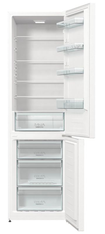 Холодильник з нижн. мороз. камерою Gorenje RK6201EW4, 200х60х60см, 2 двері, 239( 110)л, А+, ST, FrostLess , Зона св-ті, Білий