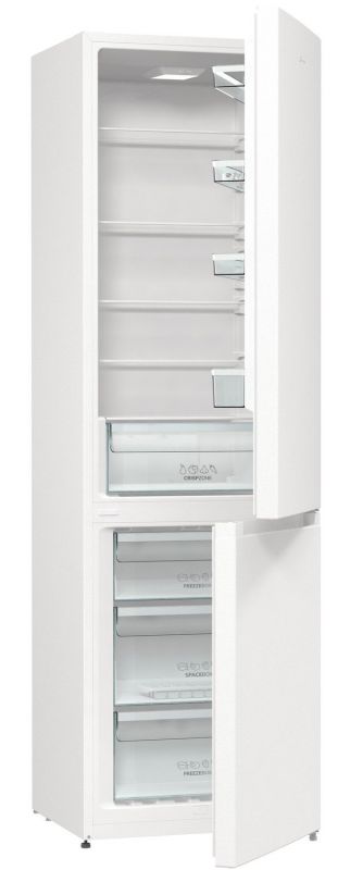 Холодильник з нижн. мороз. камерою Gorenje RK6201EW4, 200х60х60см, 2 двері, 239( 110)л, А+, ST, FrostLess , Зона св-ті, Білий