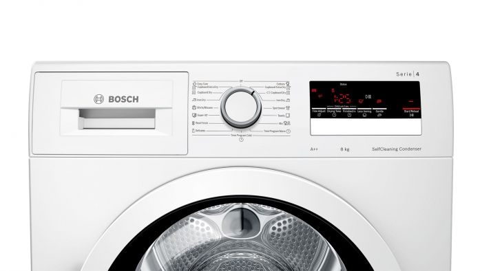 Сушильний барабан Bosch WTM85251BY - 60 см/8кг/Heat-Pump/дисплей/А++/білий