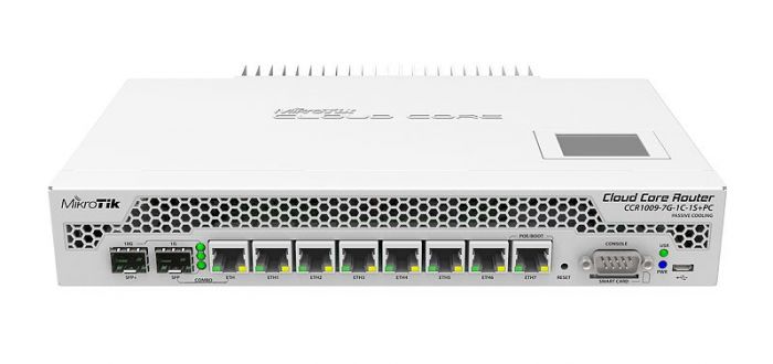 Маршрутизатор MikroTik Cloud Core Router CCR1009-7G-1C-1S+PC