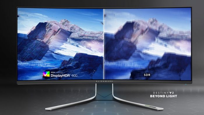 Монiтор LCD 37.5" DELL AW3821DW 2xHDMI, DP, USB3.2, Audio, NanoIPS, 3840x1600, 144Hz, 1ms, G-SYNC, HDR600, HAS