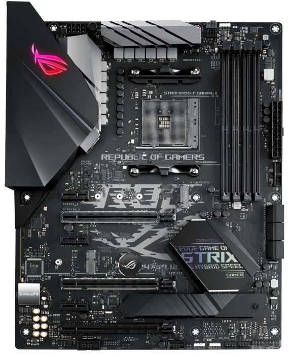 Материнcька плата ASUS STRIX_B450-F_GAMING_II sAM4 B450 4xDDR4 HDMI-DP ATX