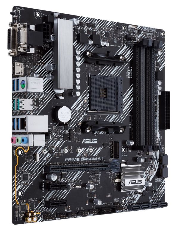 Материнcька плата ASUS PRIME B450M-A II sAM4 B450 4xDDR4 HDMI-DVI-VGA mATX