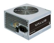 Блок живлення CHIEFTEC Value  (400W), >80%, 80+ White(230V Only), 120mm, 1xMB 24pin(20+4), 1xCPU 8pin(4+4), 2xMolex, 3xSATA, 1xPCIe 8pin(6+2), Bulk