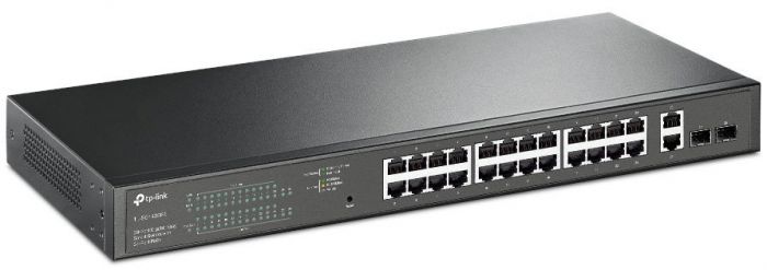 Комутатор TP-LINK TL-SG1428PE 24xGE/PoE+ 250W 2xGE 2xcomboGE/SFP EasySmart 19" 1U