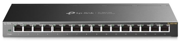 Комутатор TP-LINK TL-SG116E 16xGE EasySmart Метал. корпус