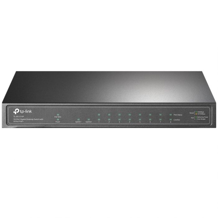 Комутатор TP-LINK TL-SG1210P 8xGE/8xPoE 63W 1xGE 1xSFP