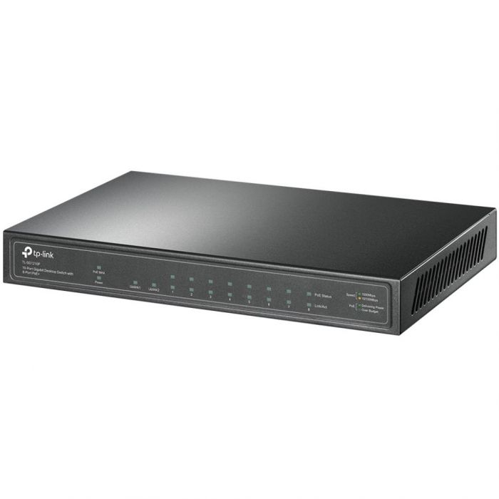 Комутатор TP-LINK TL-SG1210P 8xGE/8xPoE 63W 1xGE 1xSFP