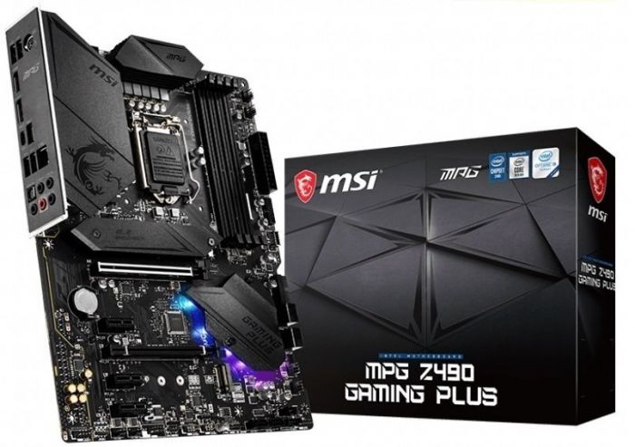 Материнcька плата MSI MPG Z490 GAMING PLUS s1200 Z490 4xDDR4 M.2 HDMI-DP ATX