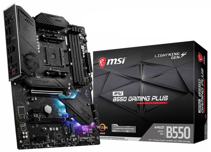 Материнcька плата MSI MPG_B550_GAMING_PLUS sAM4 B550 4xDDR4 HDMI-DP ATX