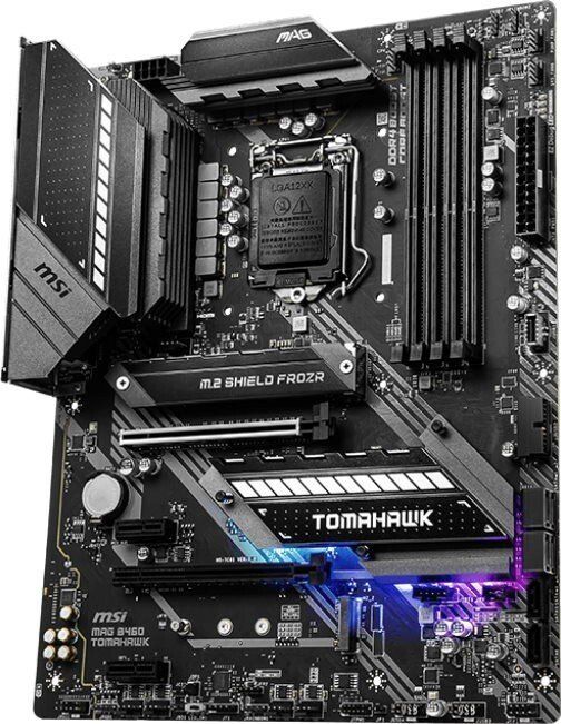 Материнcька плата MSI MAG B460 TOMAHAWK s1200 B460 4xDDR4 M.2 HDMI-DP ATX