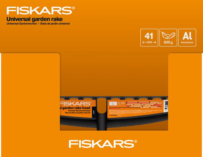 Fiskars Граблі-насадка Solid, 15.2 см, 250г для грунту, 15.2 см, 250г (для живця 1014913)