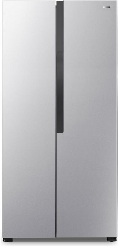 Холодильник SBS Gorenje NRS8181KX, 185х63х83см, 2 двері, 264( 164)л, А+, NF+ , Зона св-ті, Зовн. Диспл, Сріблястий