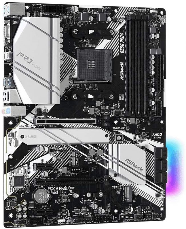 Материнська плата ASRock B550 PRO4 sAM4 B550 4xDDR4 M.2 HDMI VGA ATX