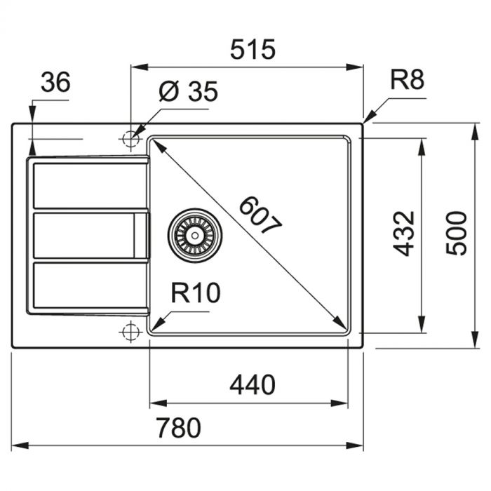 Кухонна мийка Franke Sirius 2.0 S2D 611-78 XL/143.0621.335