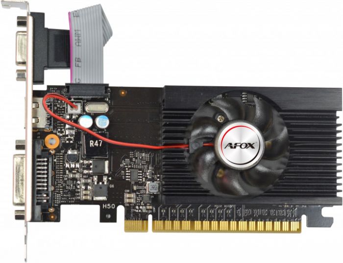 Відеокарта AFOX Geforce GT 710 2GB DDR3 64Bit DVI-HDMI-VGA Low profile