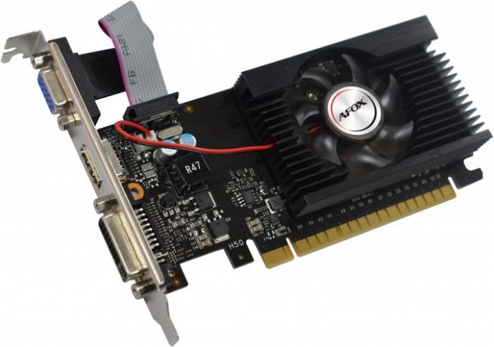 Відеокарта AFOX Geforce GT 710 2GB DDR3 64Bit DVI-HDMI-VGA Low profile