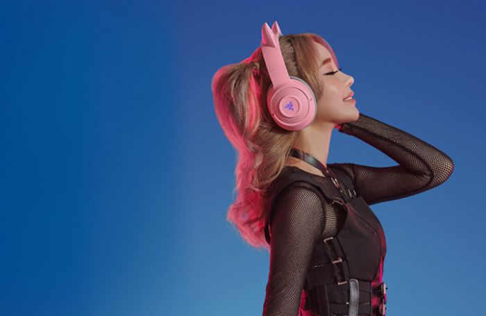 Гарнітура Razer Kraken Kitty Edition Quartz BT RGB Pink