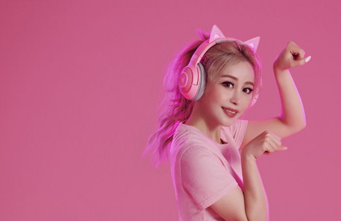 Гарнітура Razer Kraken Kitty Edition Quartz BT RGB Pink