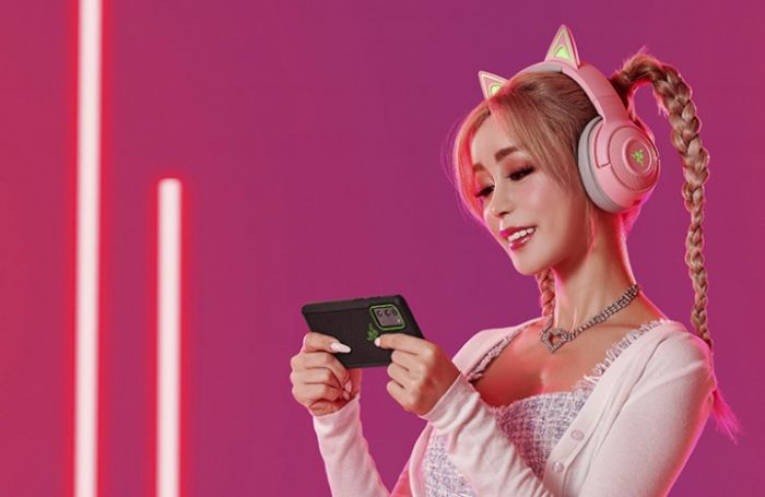 Гарнітура Razer Kraken Kitty Edition Quartz BT RGB Pink