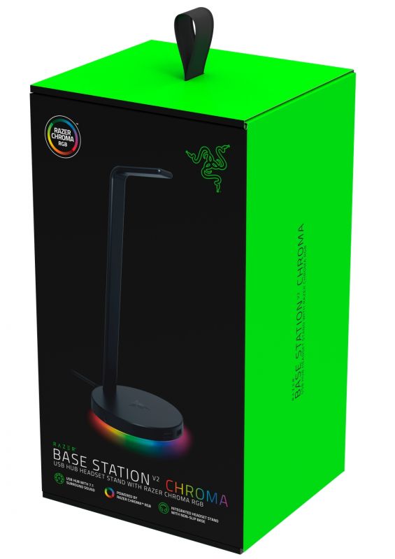 Підставка для навушників Razer Base Station V2 Chroma RGB Black