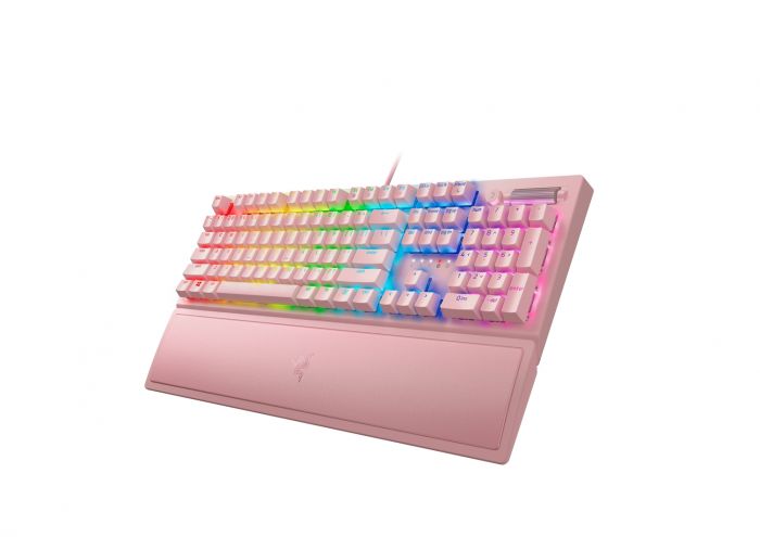 Клавіатура ігрова Razer BlackWidow V3 Green Switch Quartz USB US RGB, Pink